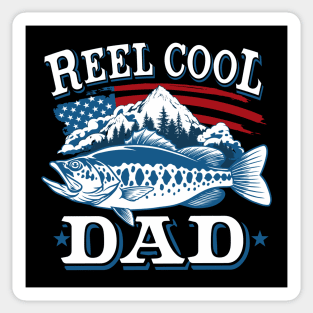 Funny Fishing Dad Pun, Father Fisherman Joke Sticker